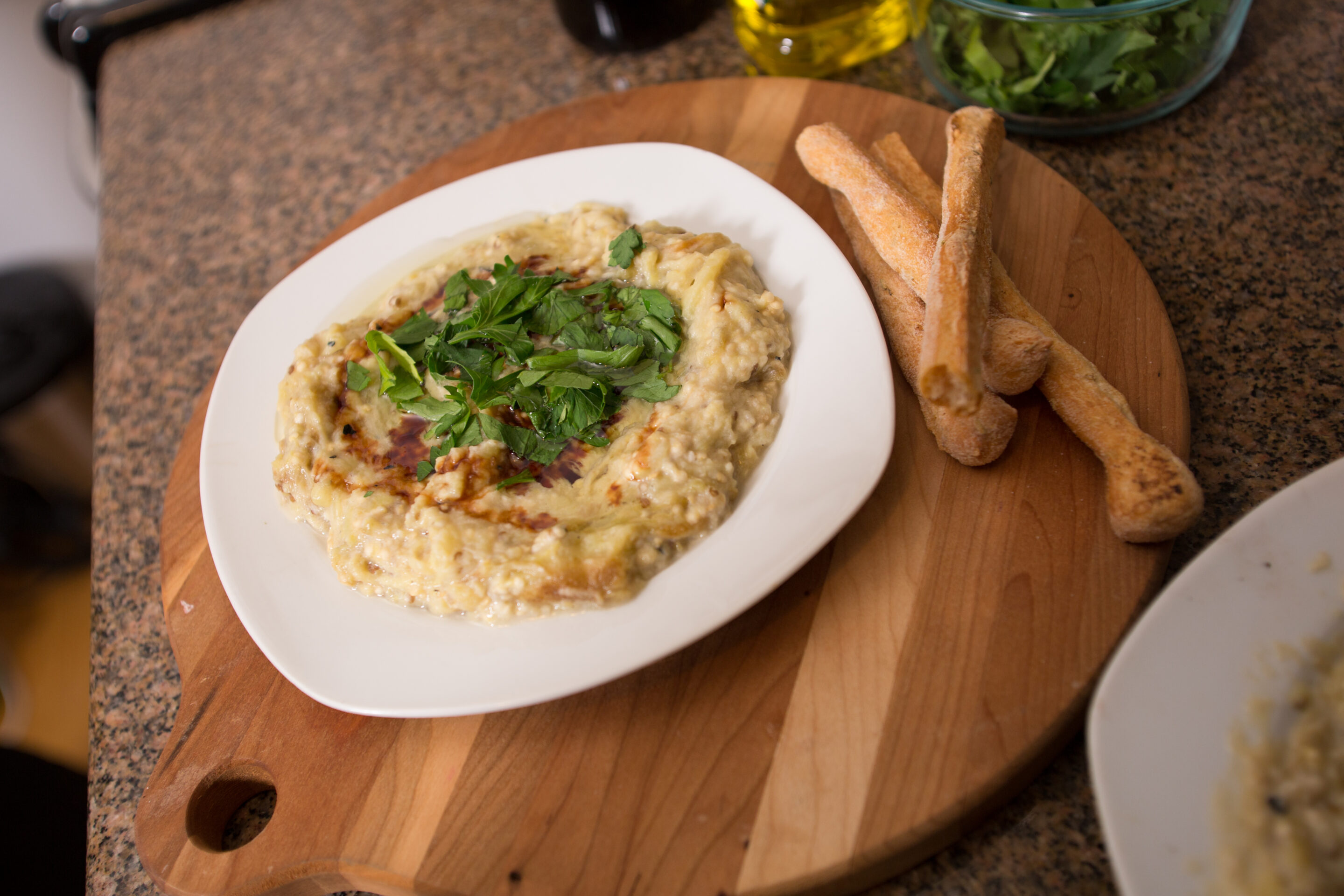 Eggplant spread, Baba Ghanouj